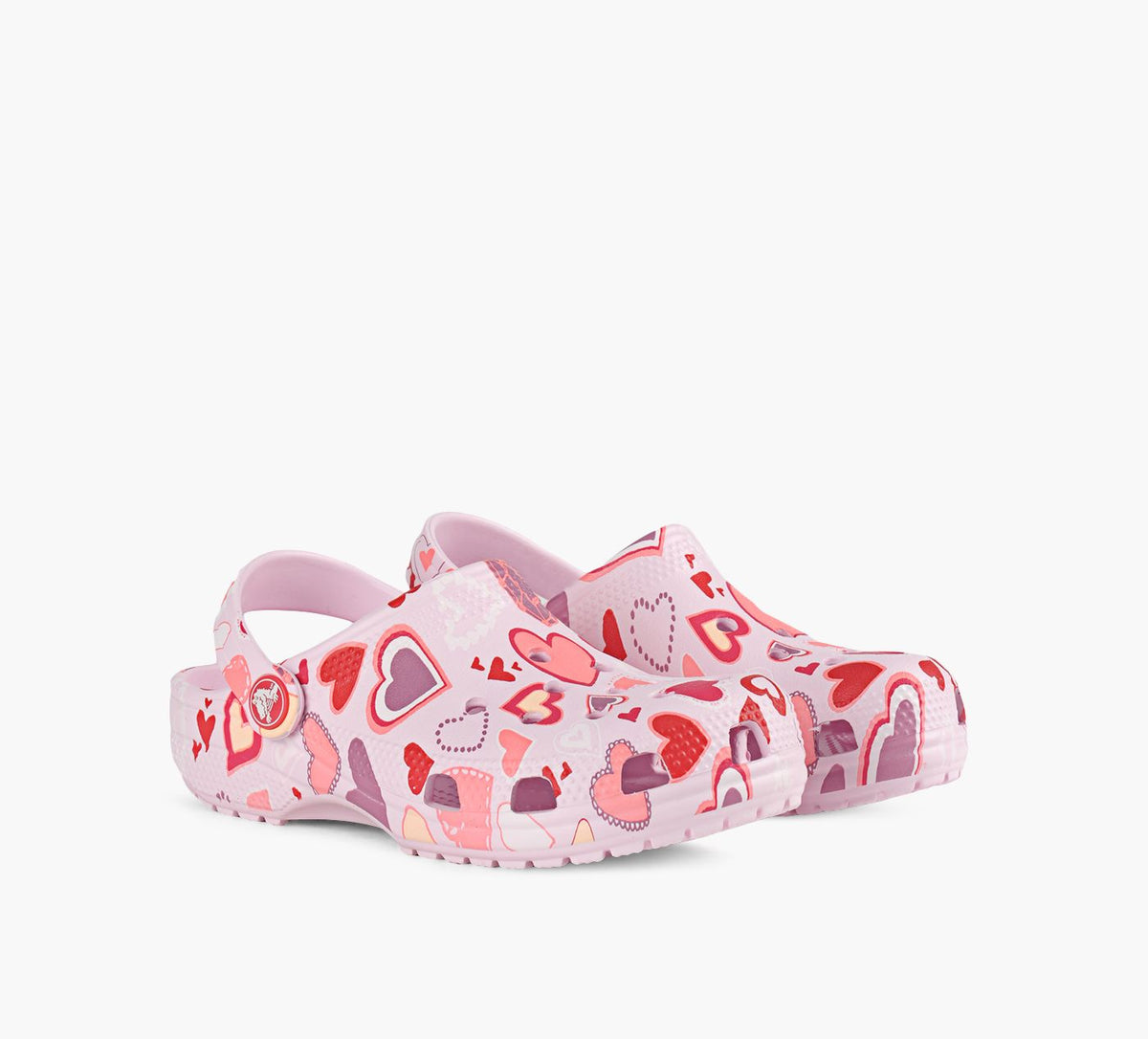 CROCS SABOTSCLASSIQUESGRAPHIQUES en ROSE PALE vue 2