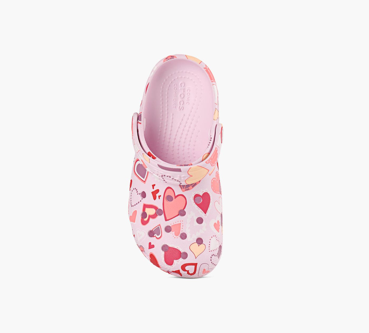 CROCS CLASSICGRAPHICCLOG in LIGHT PINK view 1c