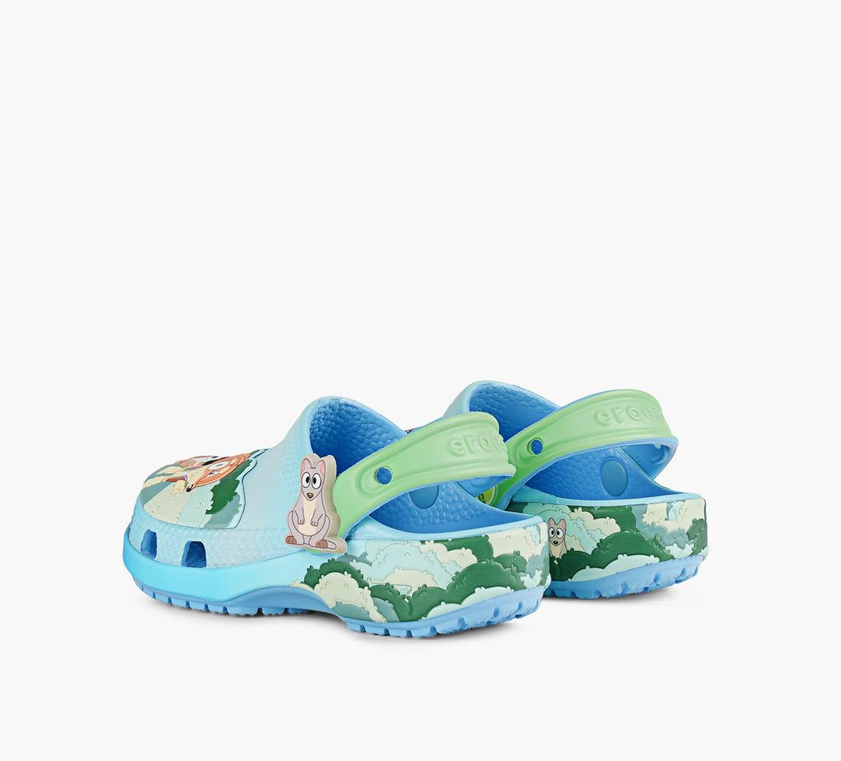 CROCS SABOTSCLASSIQUESBLUEYMULTI en BLEU vue 3