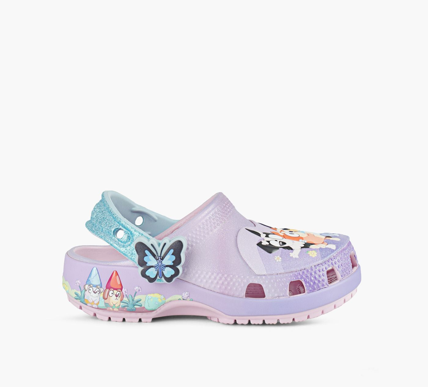 CROCS BLUEYMULTIPINKCLASSICCLOG in PURPLE