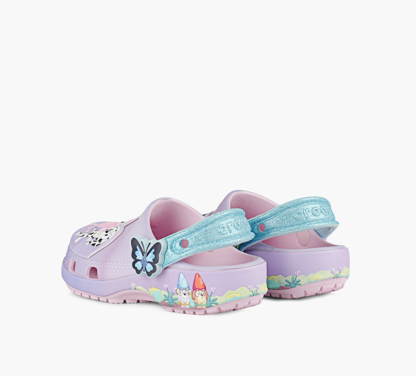 CROCS BLUEYMULTIPINKCLASSICCLOG in PURPLE view 3
