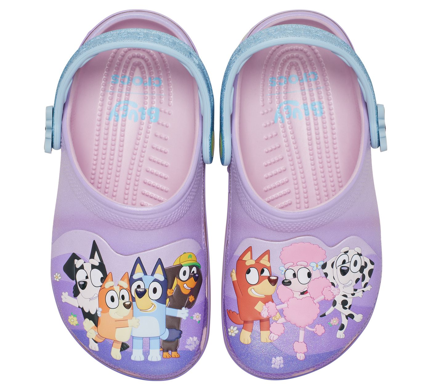 CROCS BLUEYMULTIPINKCLASSICCLOG in PURPLE view 7