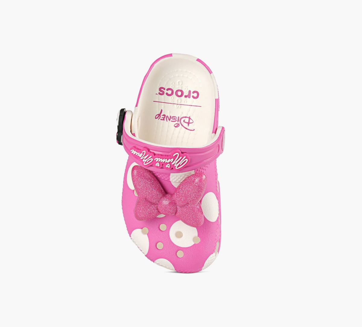 CROCS MINNIEMOUSE in FUCHSIA view 1c