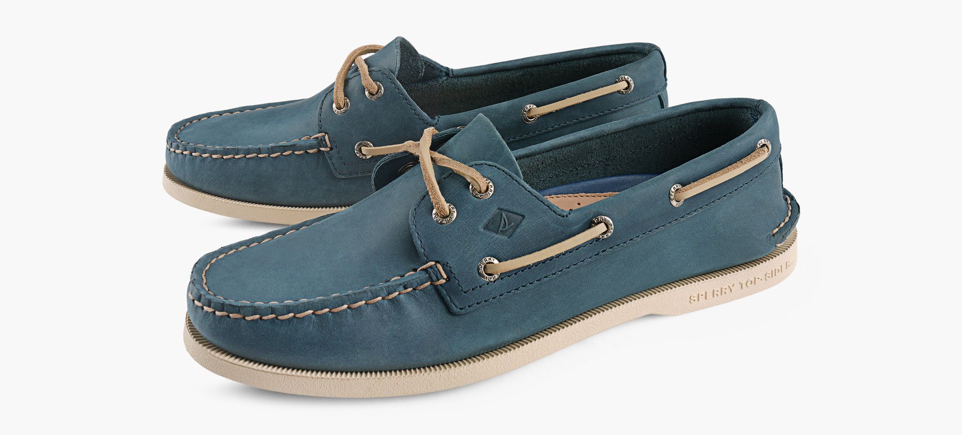 SPERRY AUTHENTICORIGINAL2EYEBOATSHOE in BLUE view 4