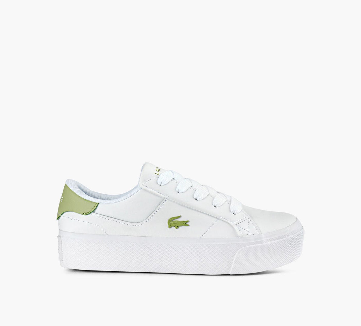 LACOSTE ZIANEPLATFORM in WHITE