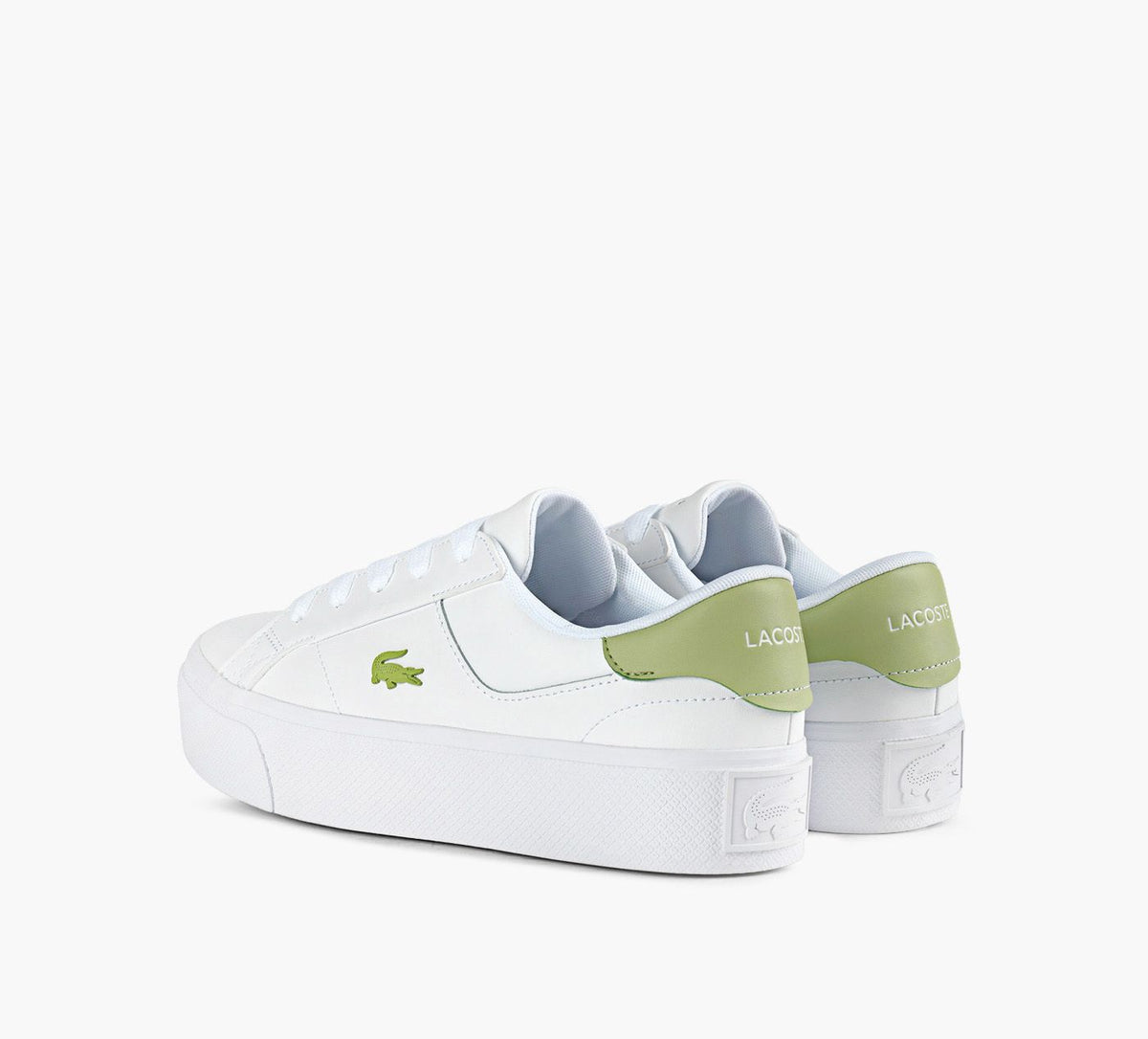 LACOSTE ZIANEPLATFORM in WHITE view 3