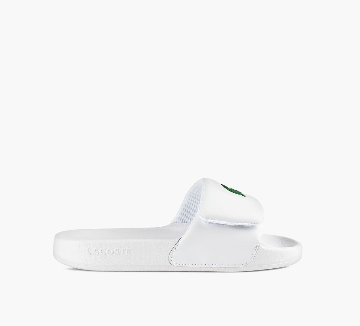 LACOSTE SERVESLIDES00STRAP in WHITE