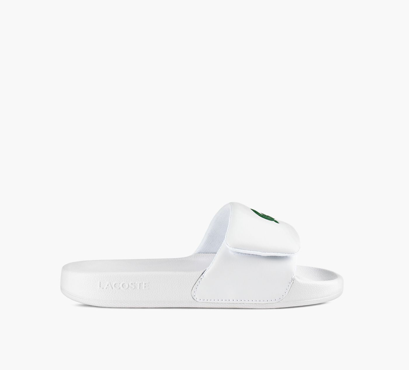 LACOSTE SERVESLIDES00STRAP in WHITE