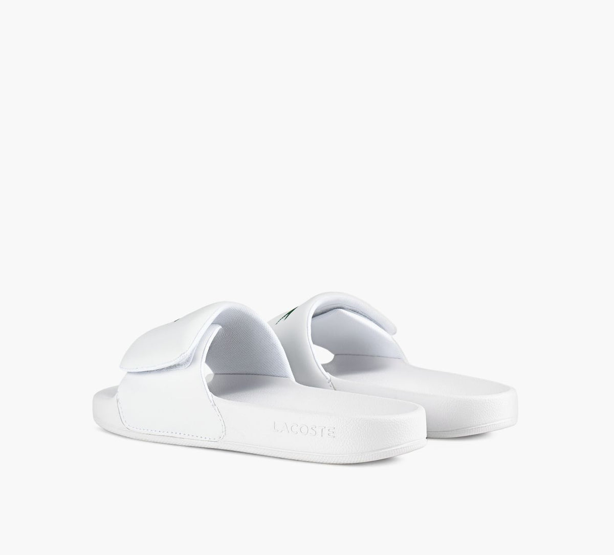 LACOSTE SERVESLIDES00STRAP in WHITE view 3