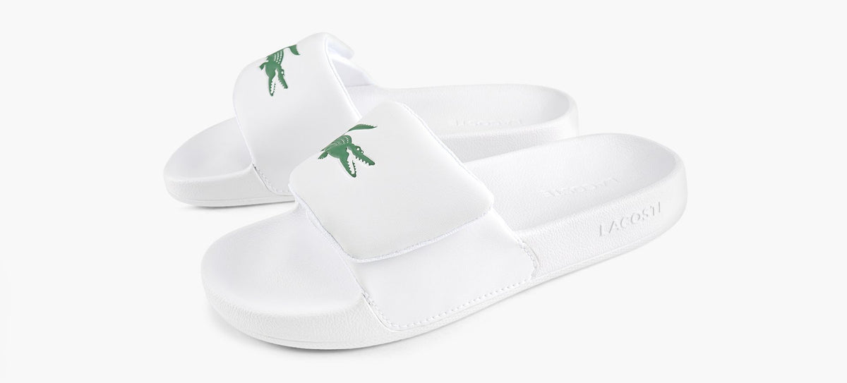 LACOSTE SANDALESERVE en BLANC vue 4