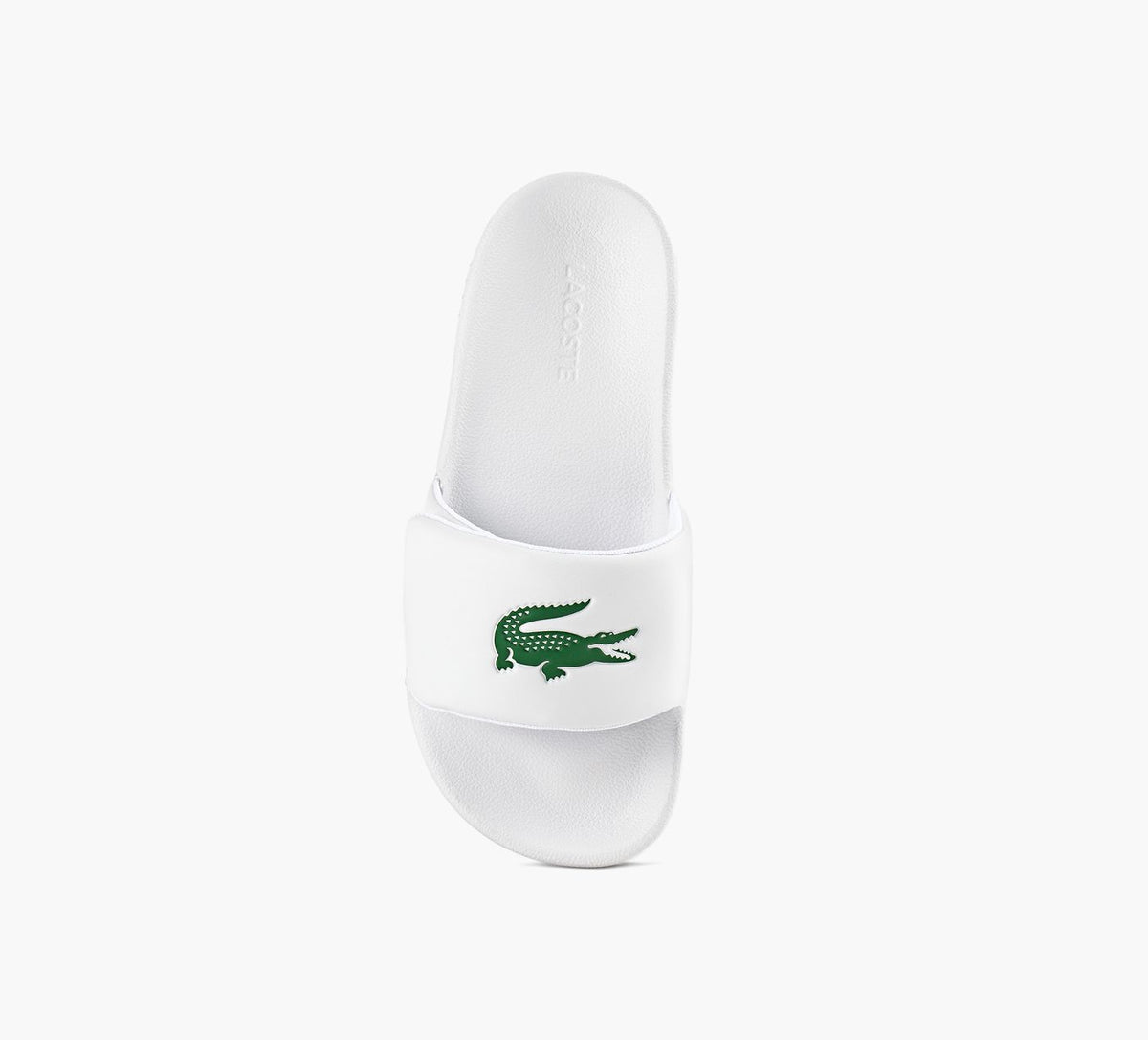 LACOSTE SANDALESERVE en BLANC vue 1c