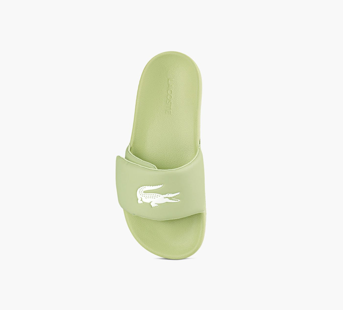 LACOSTE SERVESLIDES00STRAP in GREEN view 1c