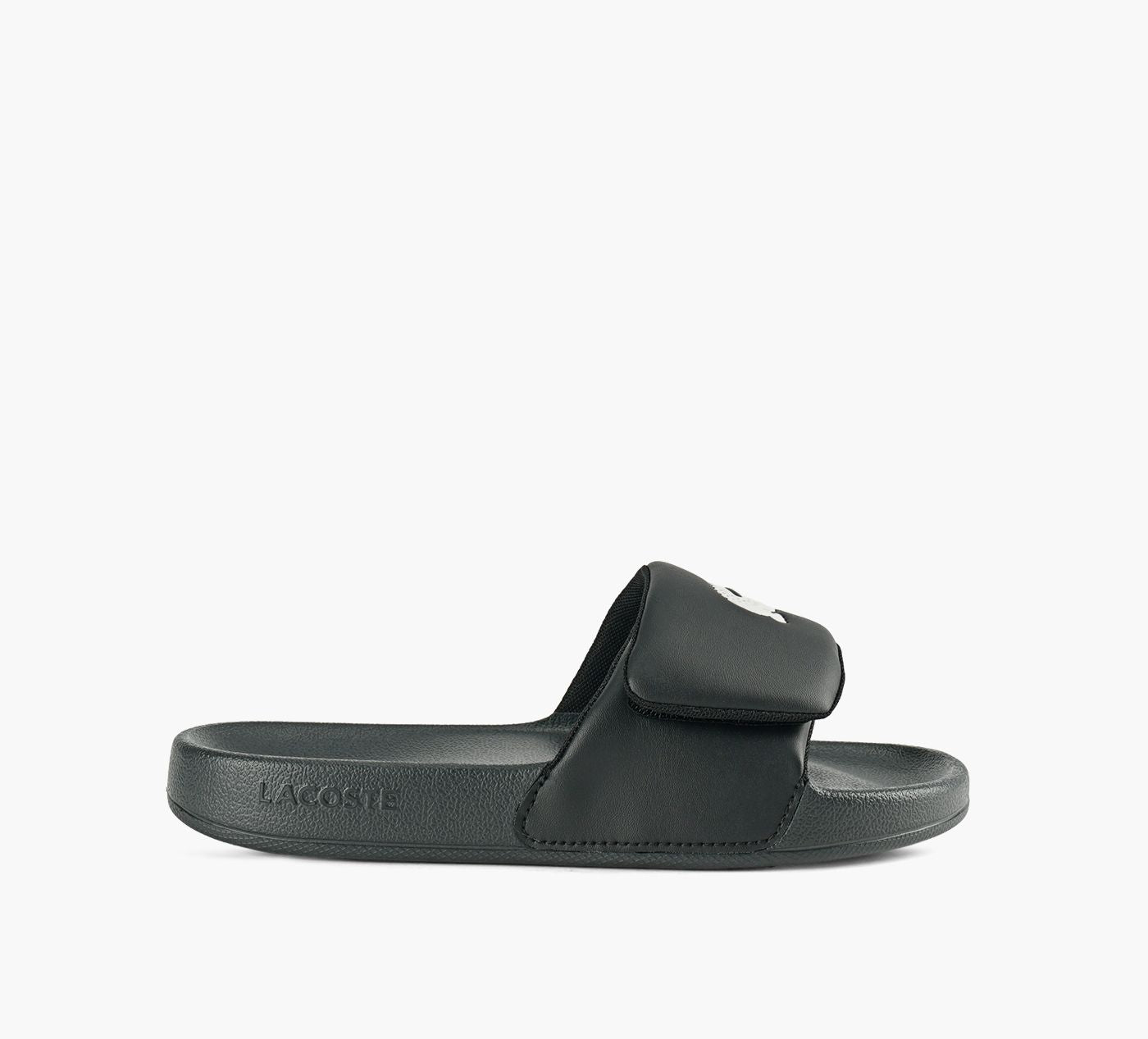 LACOSTE SERVESLIDES00STRAP in BLACK
