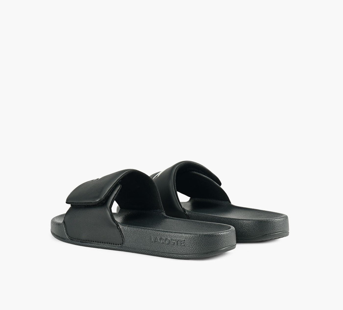 LACOSTE SERVESLIDES00STRAP in BLACK view 3