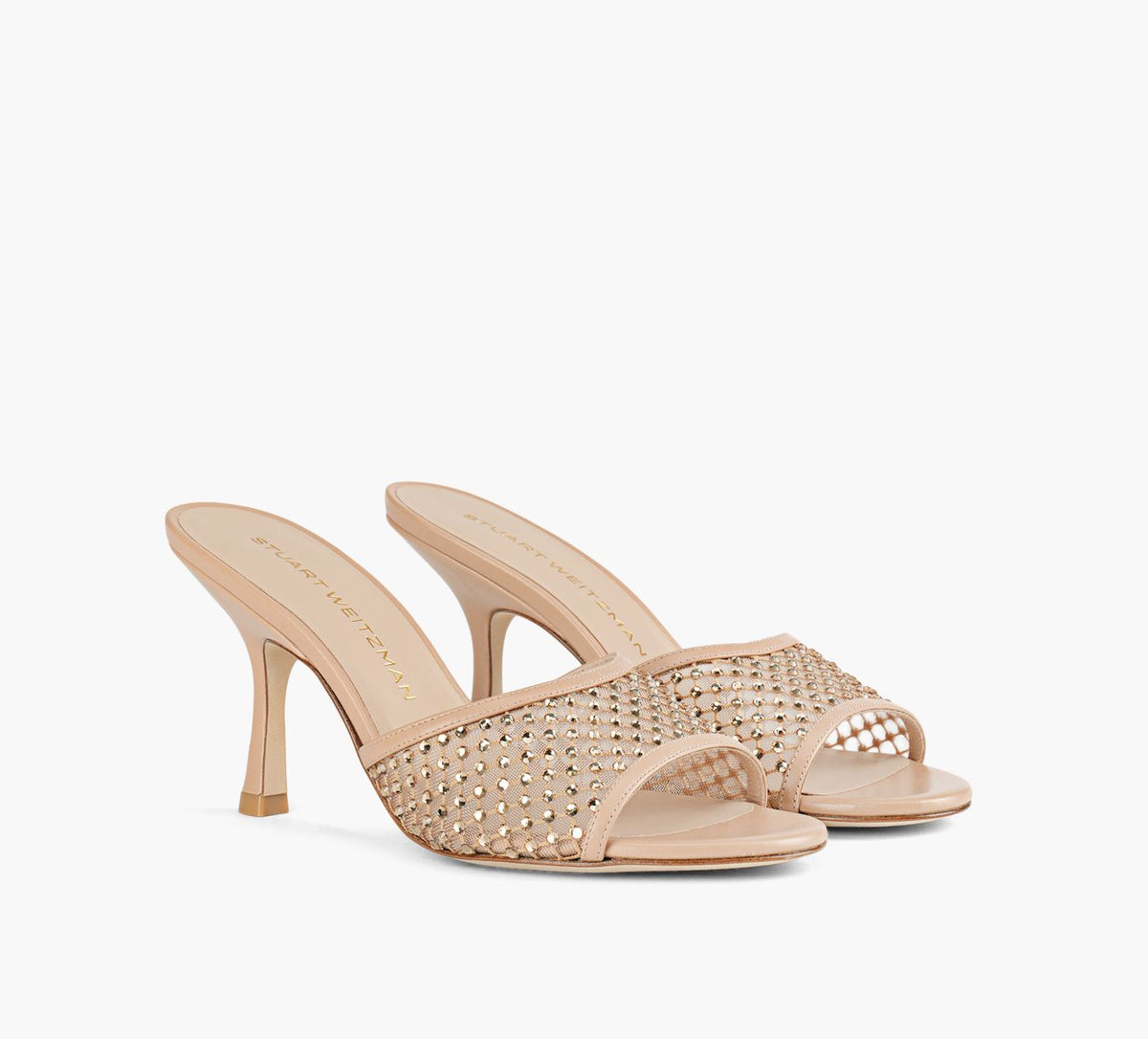 STUART WEITZMAN SANDALEBAREITALLSHINE85 en OR vue 2