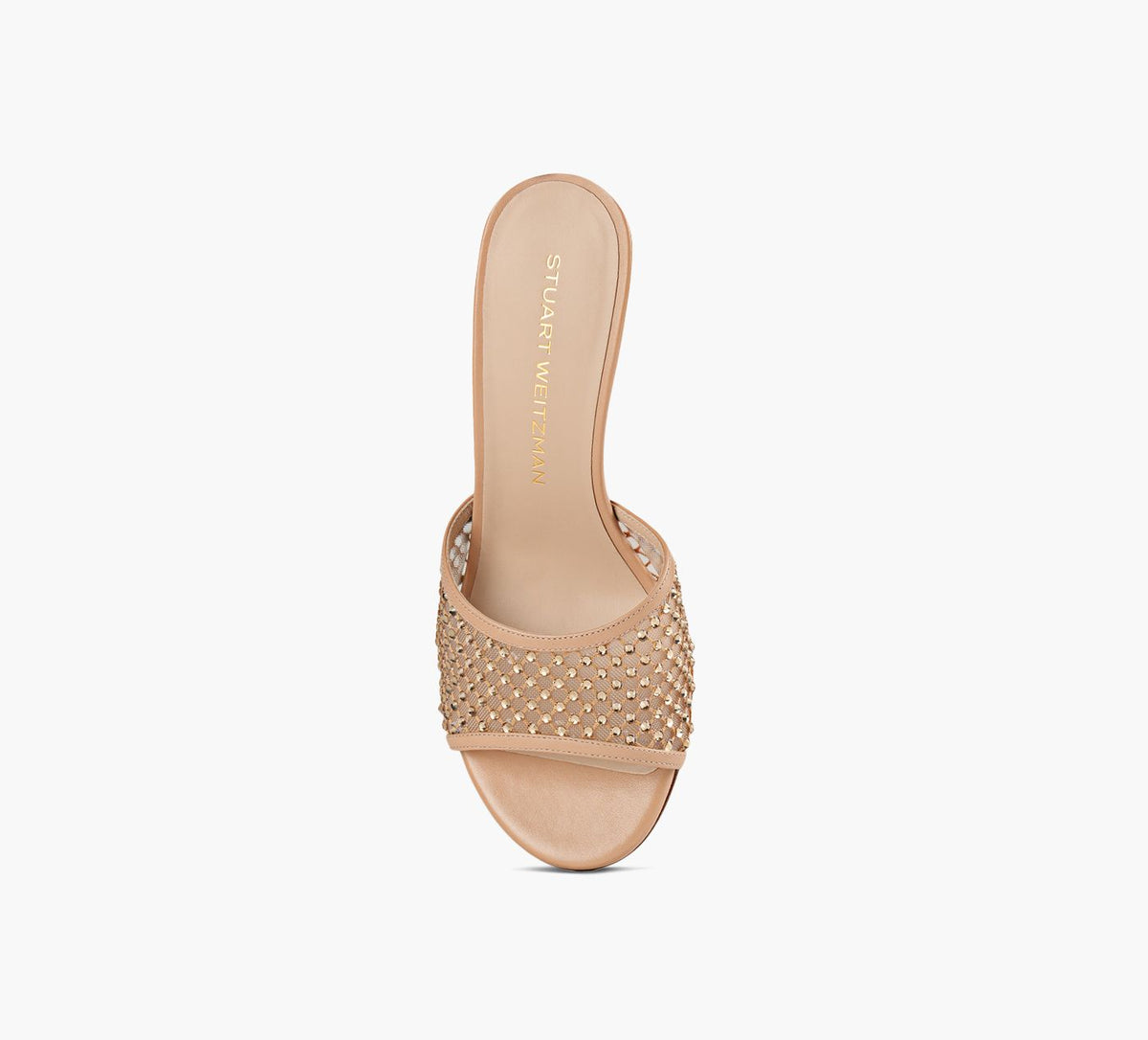 STUART WEITZMAN SANDALEBAREITALLSHINE85 en OR vue 1c