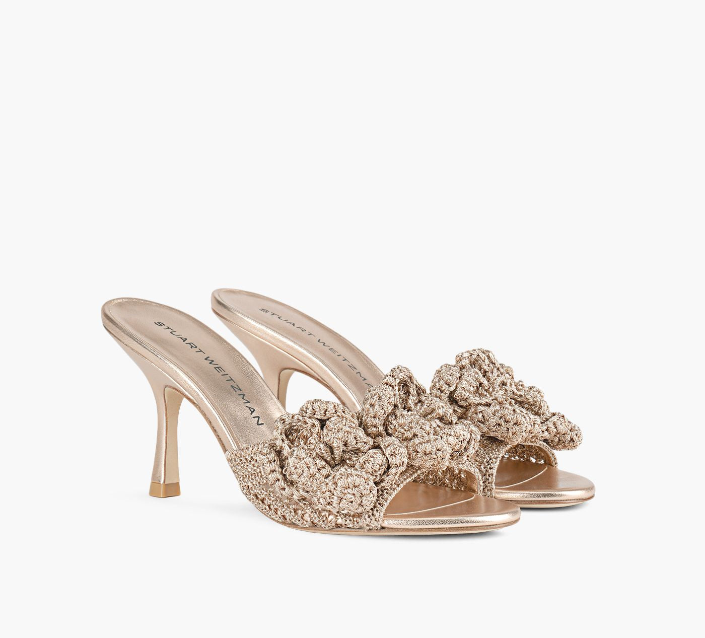 STUART WEITZMAN SANDALELOTUS85 en OR vue 2
