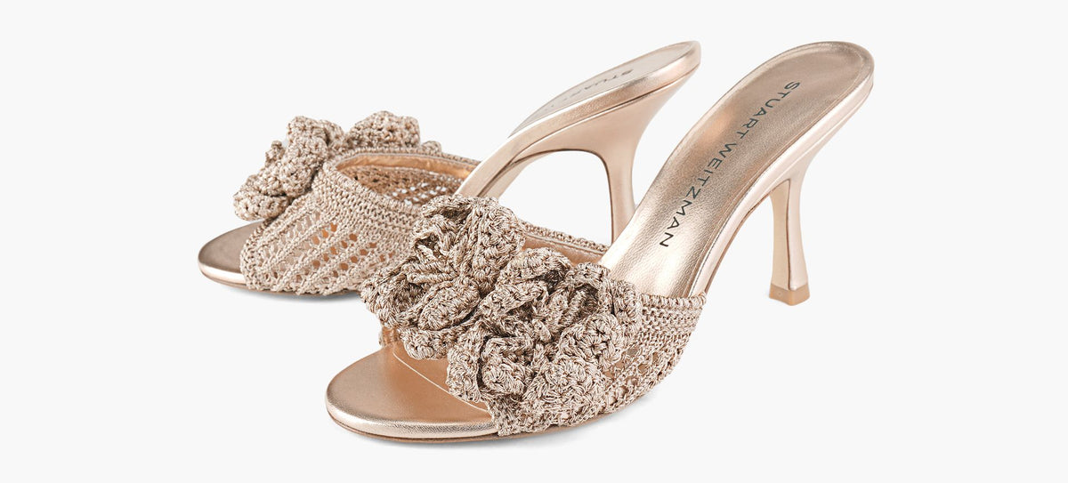 STUART WEITZMAN SANDALELOTUS85 en OR vue 4