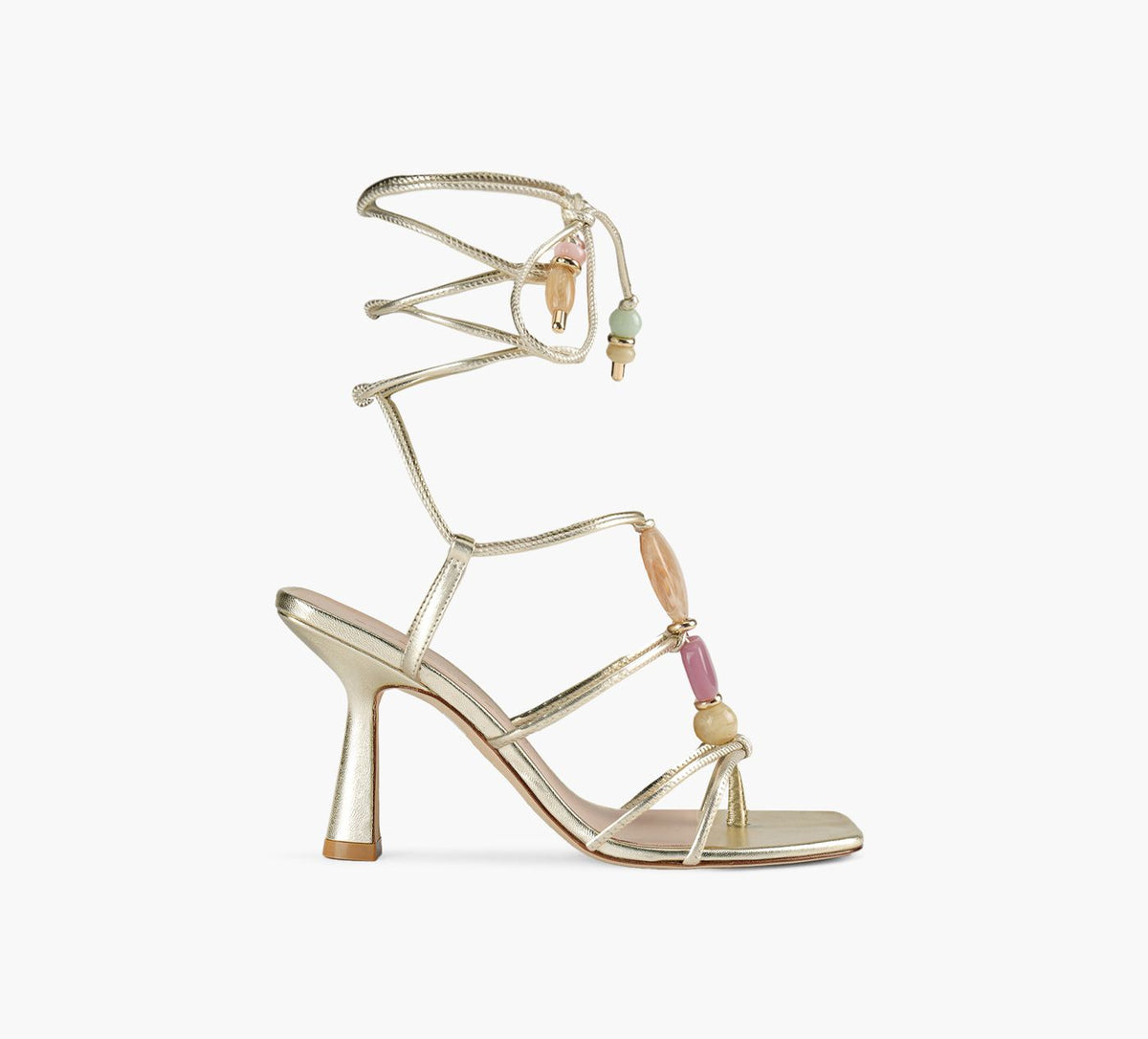 STUART WEITZMAN MAJORCAWRAPSANDAL in GOLD