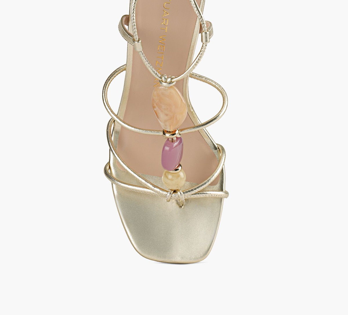 STUART WEITZMAN MAJORCAWRAPSANDAL in GOLD view 1c