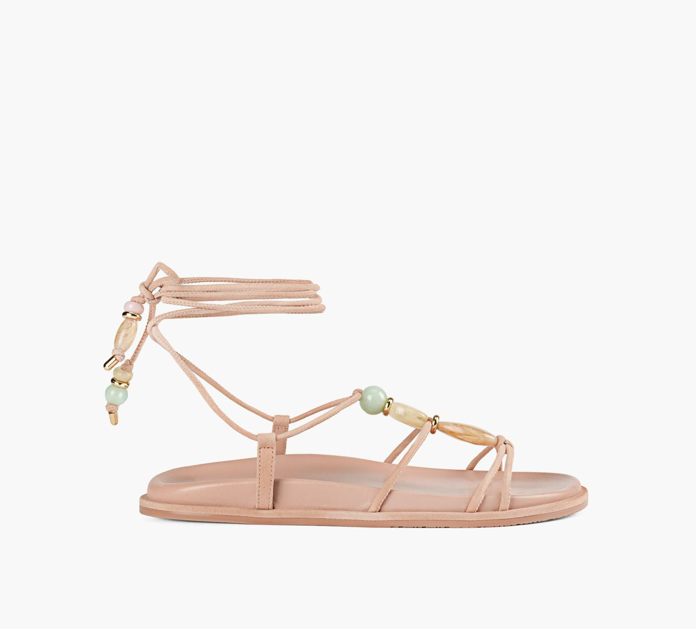 STUART WEITZMAN MAJORCAWRAPSPORTSANDAL in BEIGE
