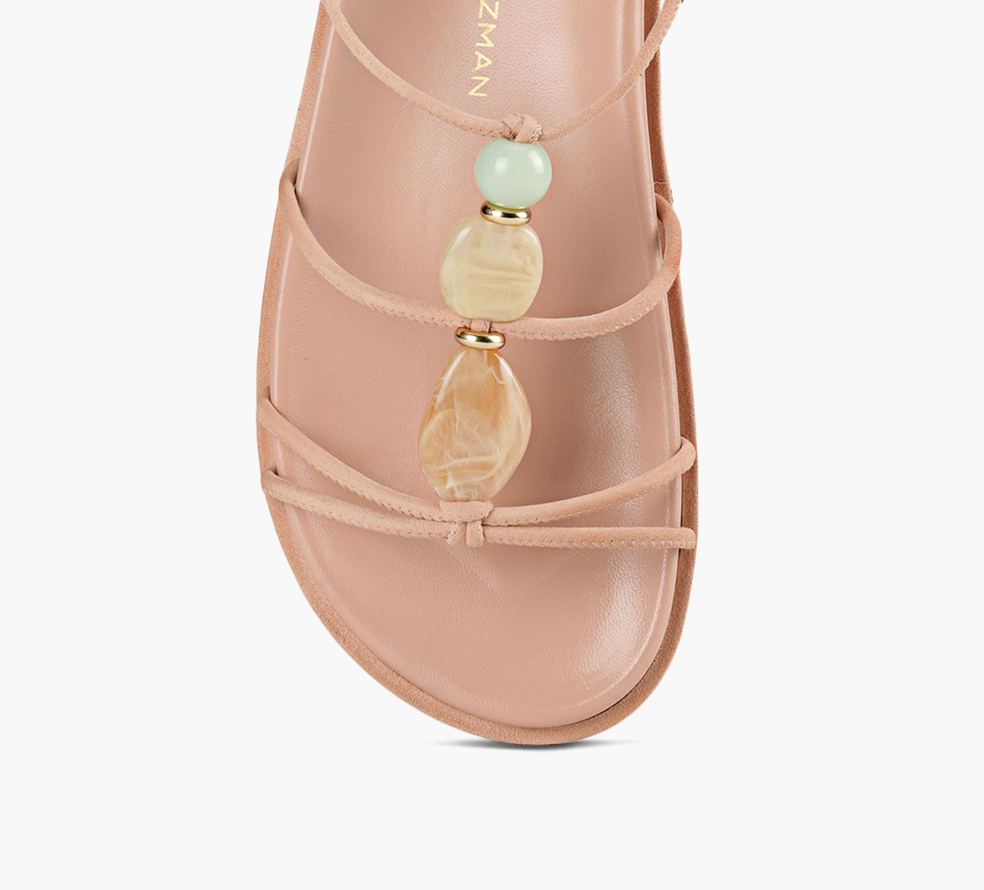 STUART WEITZMAN MAJORCAWRAPSPORTSANDAL in BEIGE view 1c