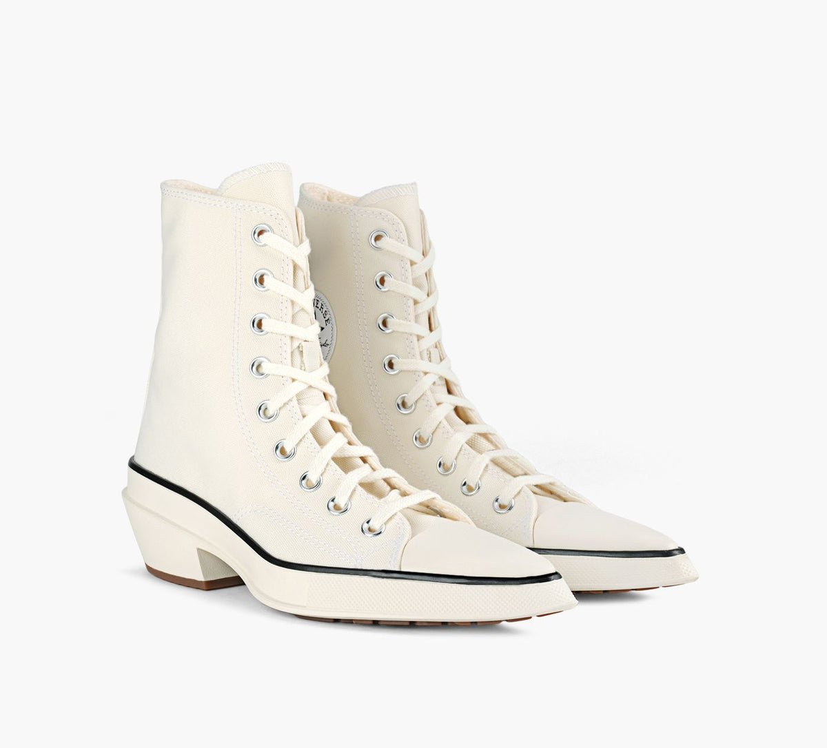 CONVERSE CHUCK70DELUXEPOINTEDHAUTE en BLANC vue 2