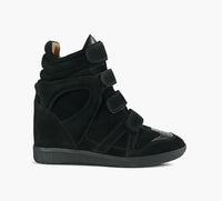 B2 FRANKLINWEDGESNEAKER in BLACK