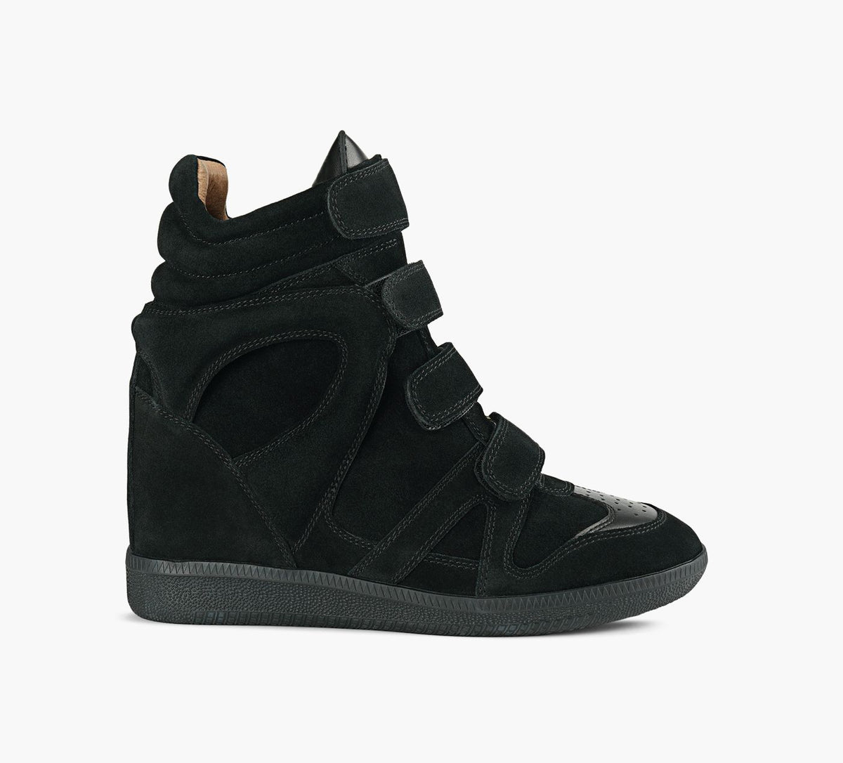 B2 FRANKLINWEDGESNEAKER in BLACK