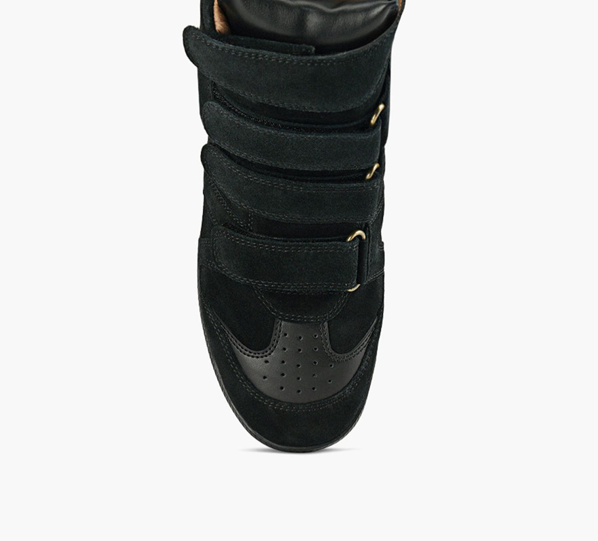 B2 FRANKLINWEDGESNEAKER in BLACK view 1c