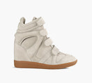 B2 FRANKLINWEDGESNEAKER in TAUPE