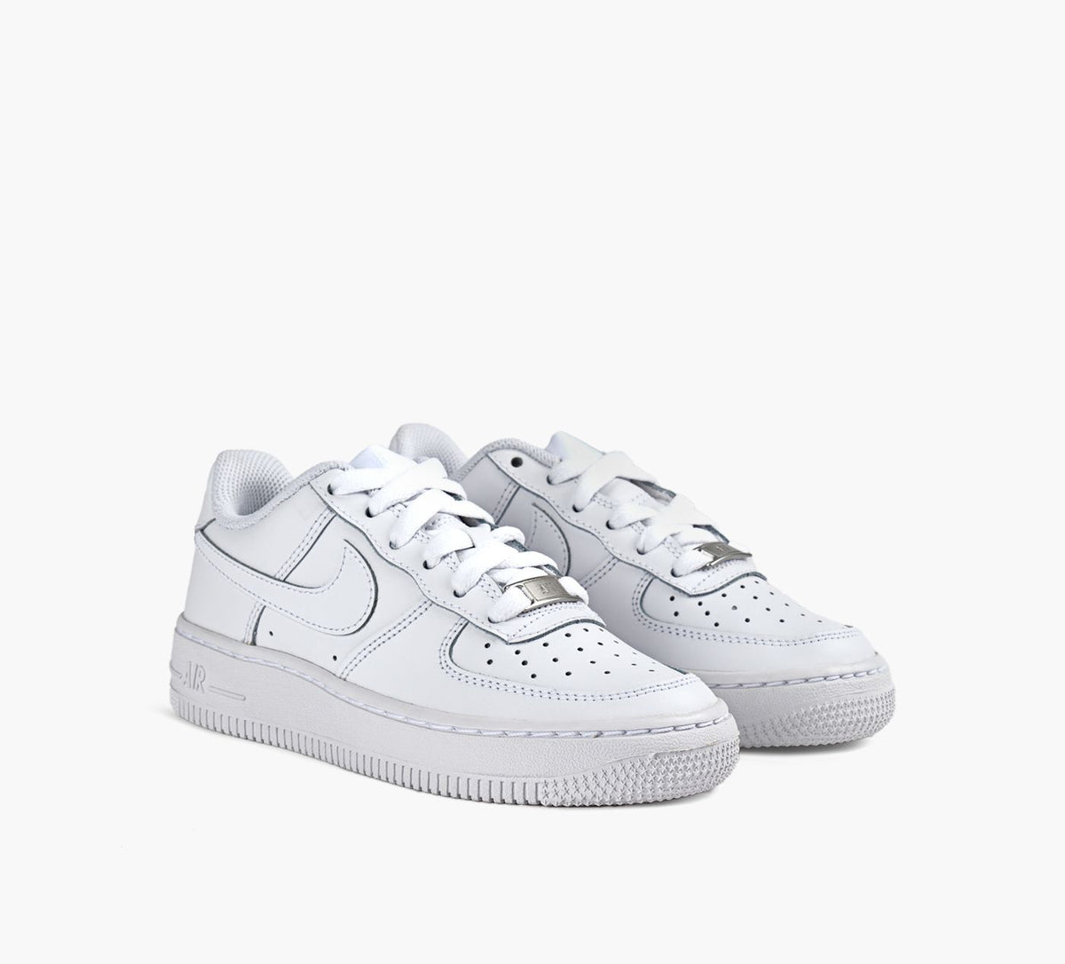 NIKE BASKETAIRFORCE1LE en BLANC vue 2