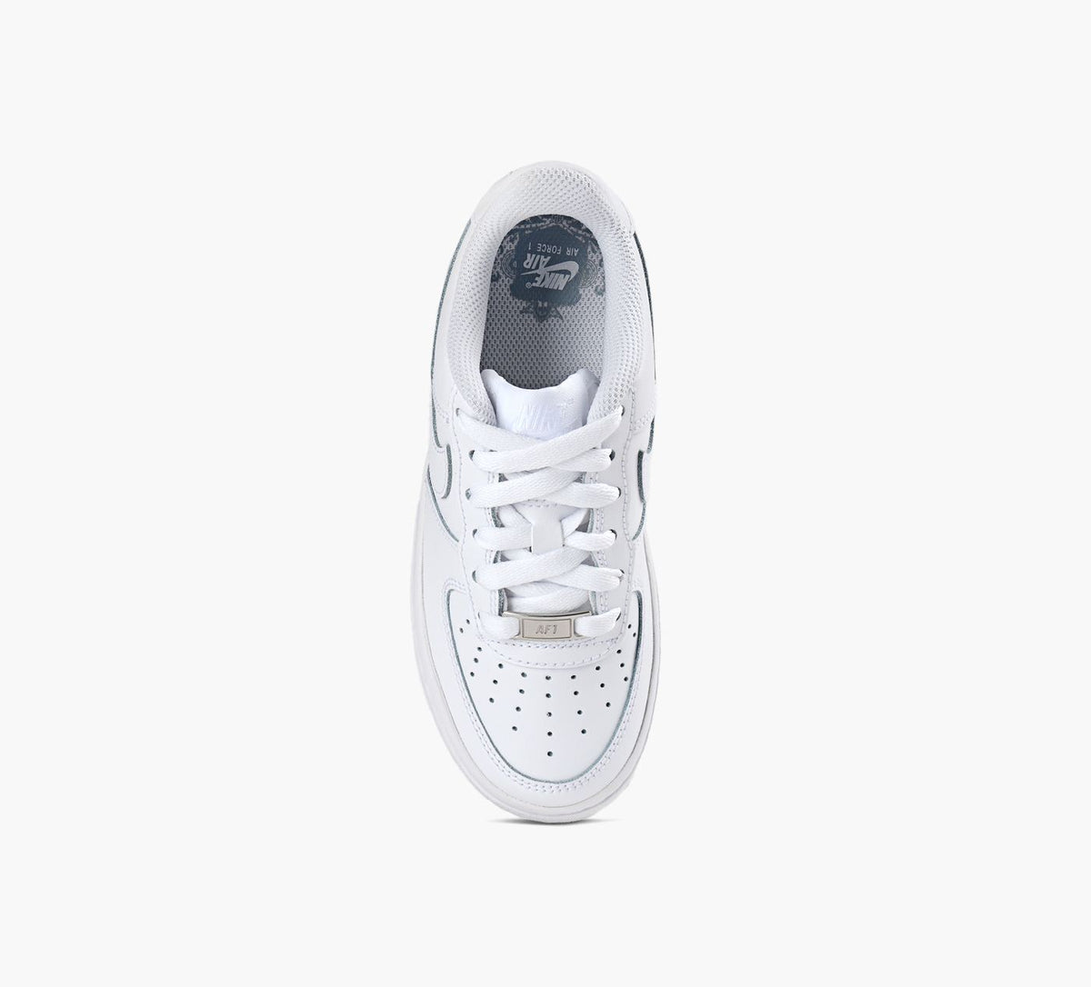 NIKE BASKETAIRFORCE1LE en BLANC vue 1c