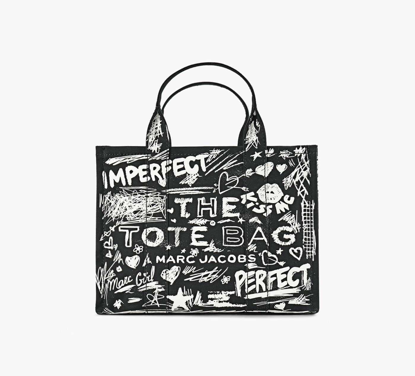 MARC JACOBS FOURRETOUTTHEMEDIUMTOTE en NOIR