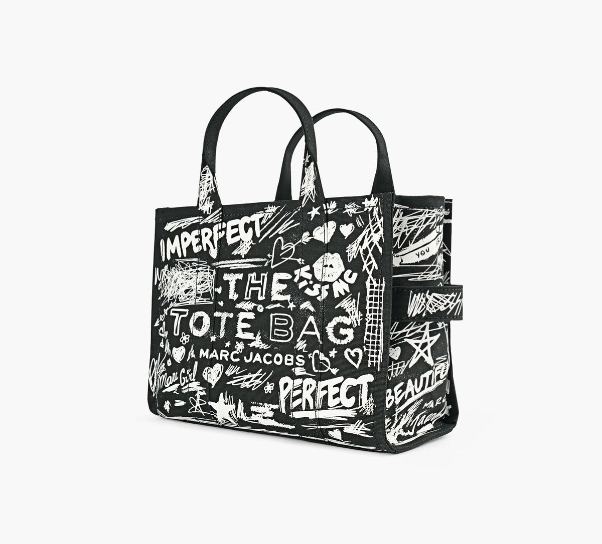MARC JACOBS FOURRETOUTTHEMEDIUMTOTE en NOIR vue 2