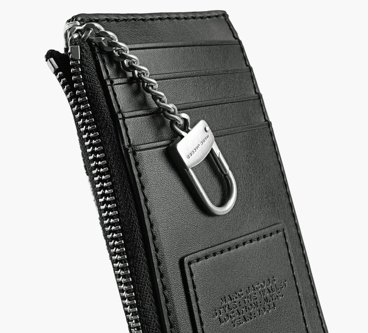 MARC JACOBS PORTEFEUILLETHETOPZIPMULTI en BLEU vue 1c
