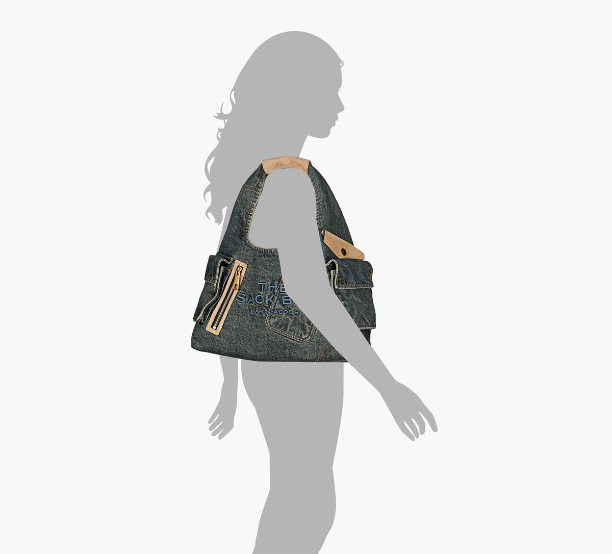 MARC JACOBS SACTHESACK en BLEU vue 1c