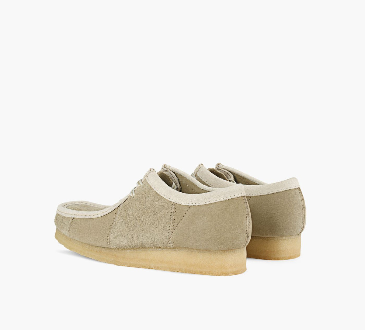 CLARKS ORIGINALS WALLABEE in BEIGE view 3