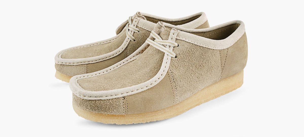 CLARKS ORIGINALS WALLABEE in BEIGE view 4