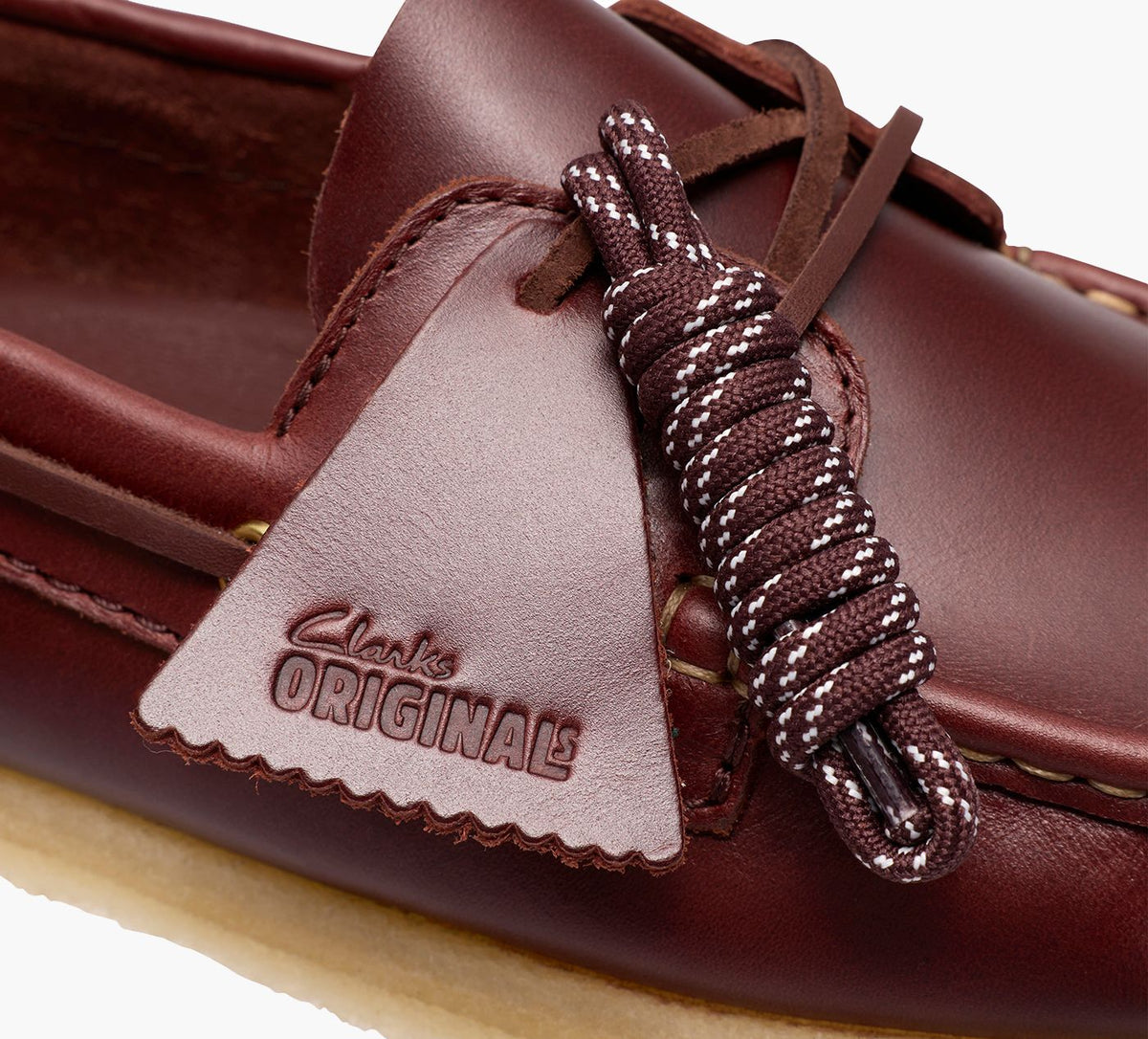 CLARKS ORIGINALS GODNEYBOAT in BURGUNDY view 8