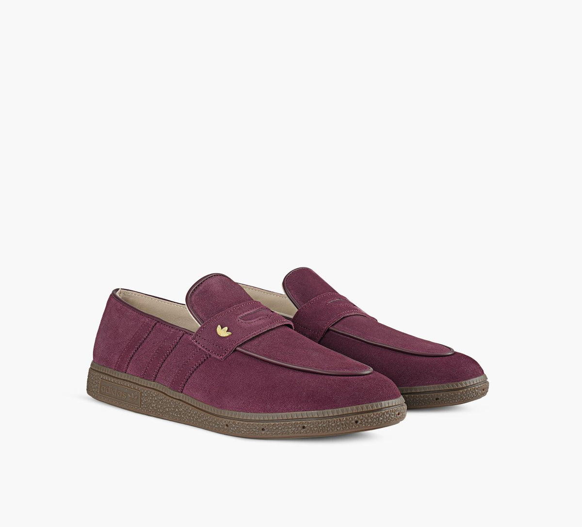 ADIDAS HANDBALLLOAFER in BURGUNDY view 2