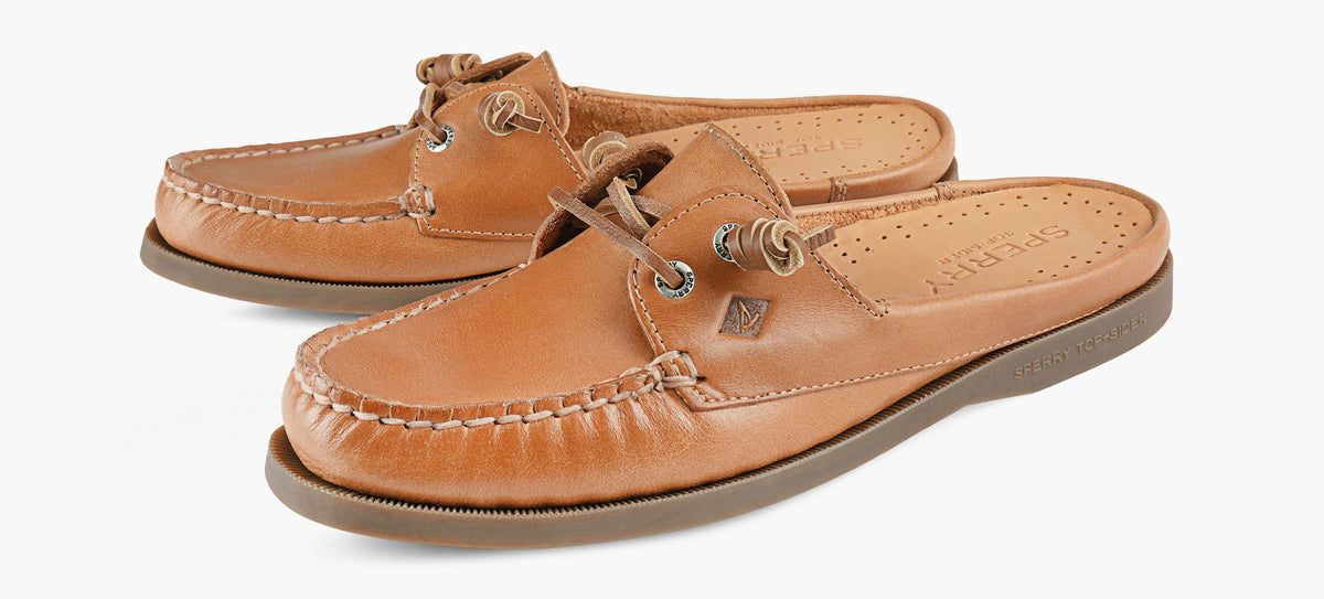 SPERRY AOMULE in TAN view 4
