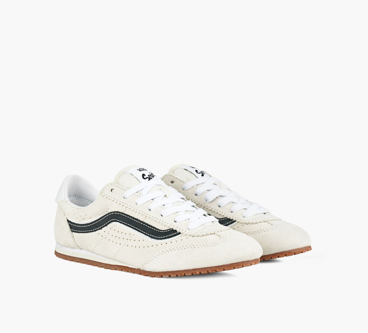 VANS BASKETSUPERLOWPRO en BEIGE vue 2