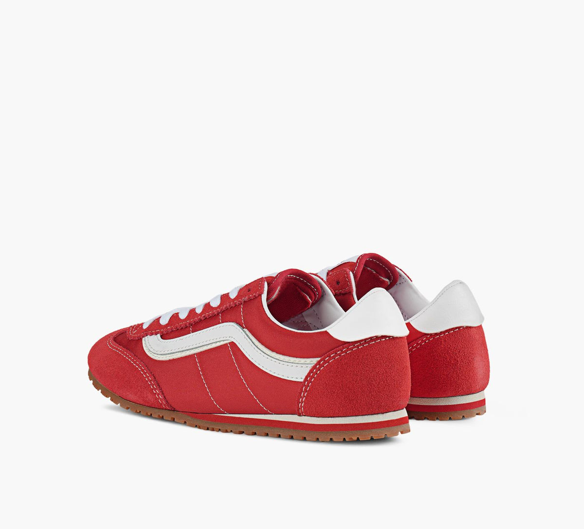 VANS BASKETSUPERLOWPRO en ROUGE vue 3