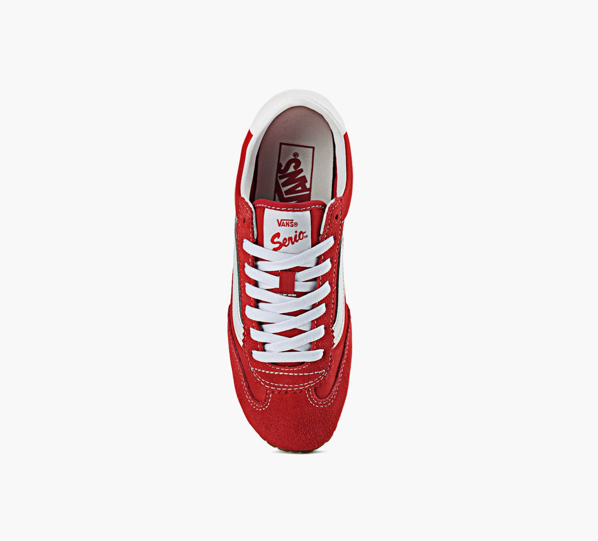 VANS BASKETSUPERLOWPRO en ROUGE vue 1c