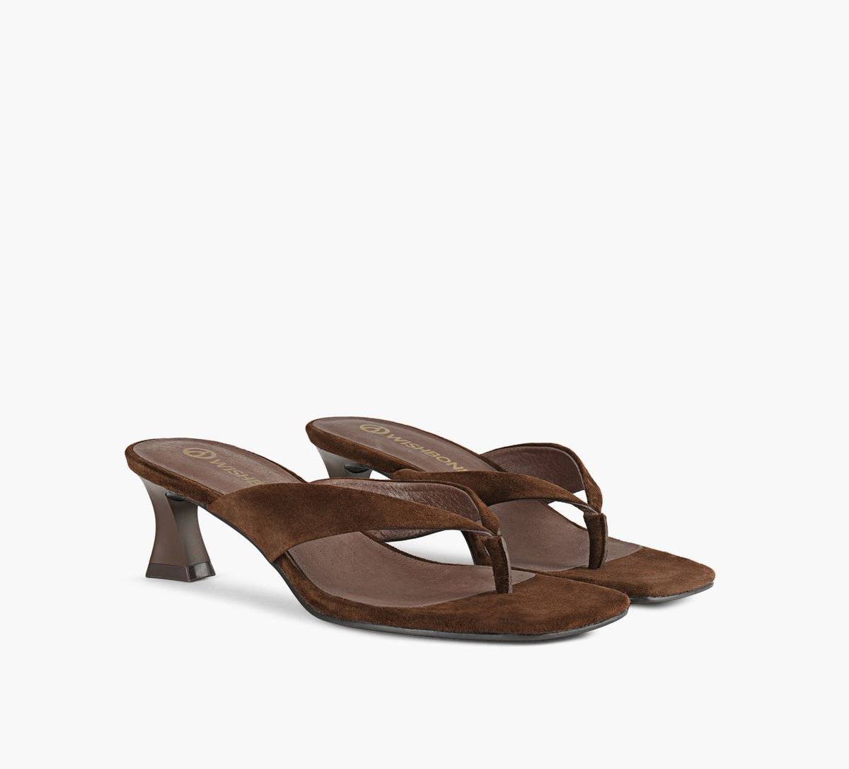 WISHBONE ONYX en BRUN vue 2