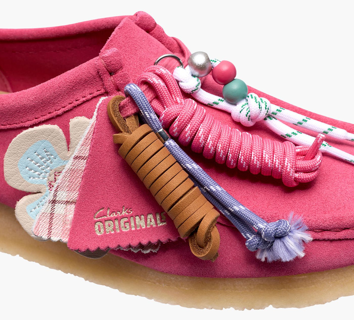 CLARKS ORIGINALS WALLABEE en FUCHSIA vue 8