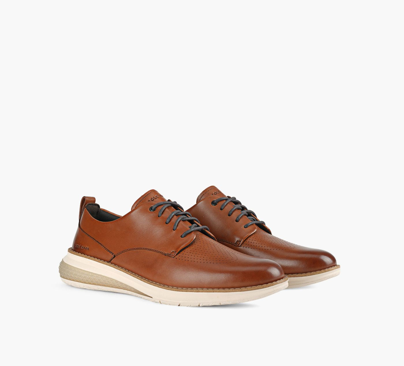 COLE HAAN OXFORDORIGINALGRANDENERGYWEAVEPERFORBOUTUNI en TAN vue 2
