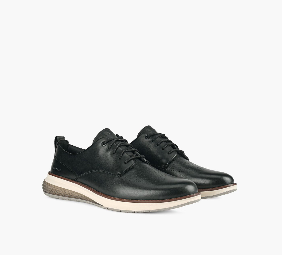 COLE HAAN ORIGINALGRANDENERGYWEAVEPERFORATEDPLAINTOEOXF in BLACK view 2