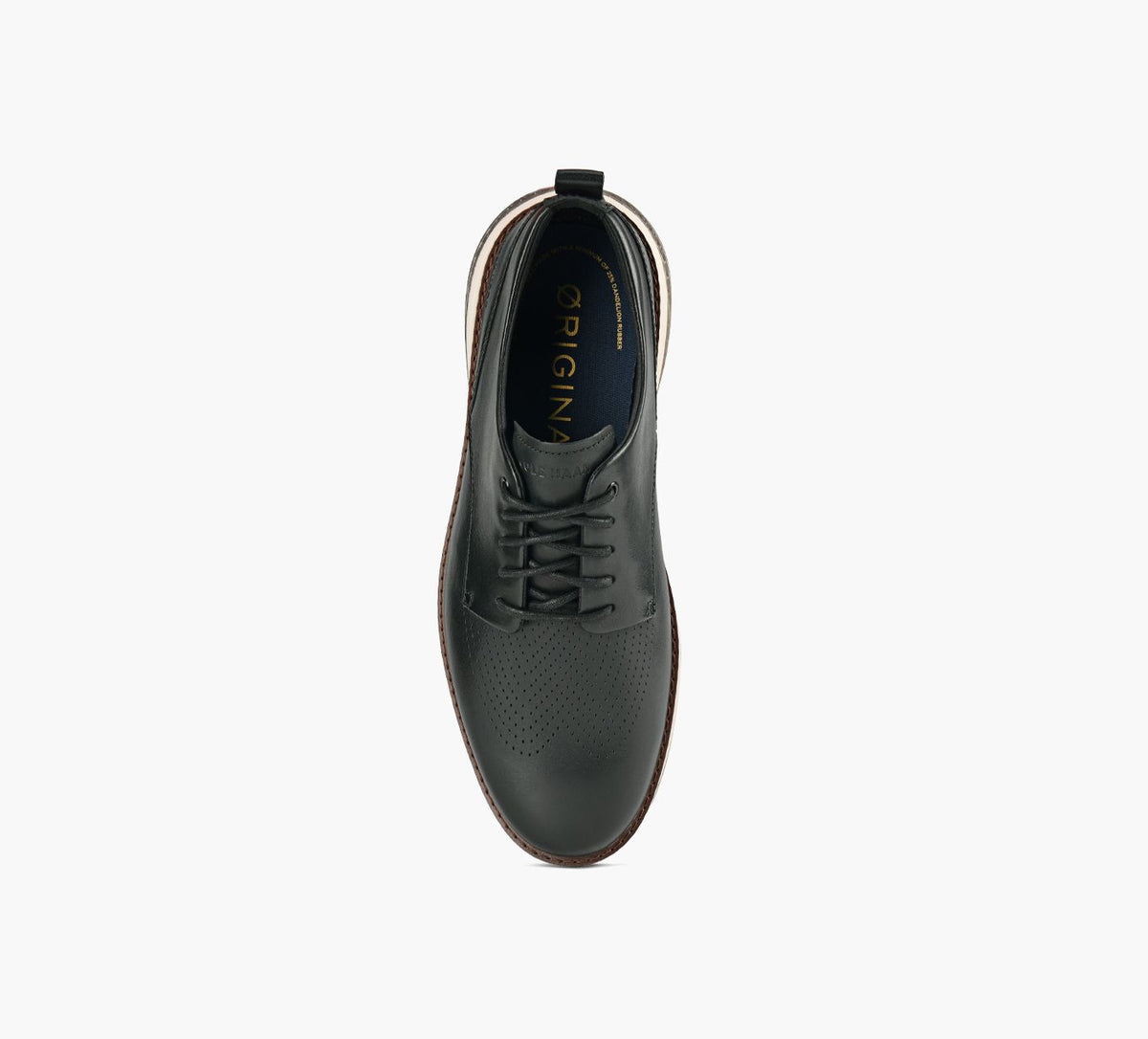 COLE HAAN OXFORDORIGINALGRANDENERGYWEAVEPERFOR en NOIR vue 1c